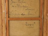 an old picture of a picture of a person with a handwritten message