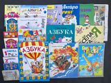 a lot of children ' s books on the table