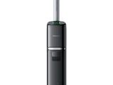 a close up of a vacuum cleaner on a white background