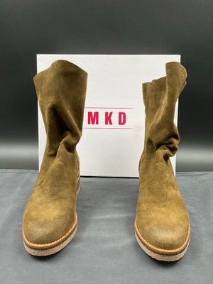 MKD, taille 36, modèle Jazon, bottines en suéde olive.