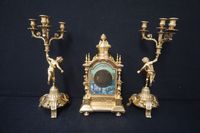 joli ensemble de cheminée en trois parties de style rococo -… (photo 2)