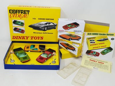 a boxed box with a toy car and other toys