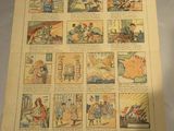 a picture of an old comic strip with pictures on it