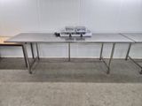 a table that has a bunch of items on top of it