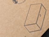 a cardboard box that is sitting on a table