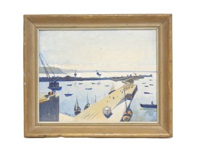 École du XXe siècle. Nouveau port de débarquement, Granville… - Photo 1