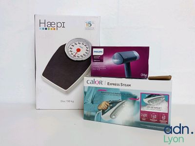 Lot de 3 accessoires domestiques - HAEPI - PHILIPS - CALOR -…