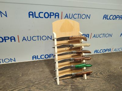 Inconnue - 6 Couteaux Avec Prese…