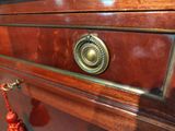 a close up of a drawer with a handle on it
