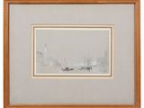 an image of a drawing of a boat in a body of water