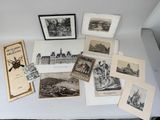 une table sur laquelle sont posés tout un tas de vieux livres