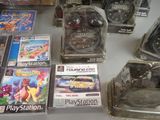 a lot of video games on display on the table