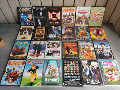 beaucoup de films qui traînent par terre