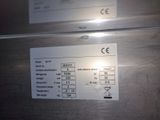 a picture of a stainless steel refrigerator with a label on it