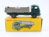 a toy truck that is sitting on top of a box
