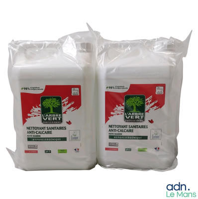 lot de 2 sacs de 2 gallons de détergent pour le nettoyage et la désinfection