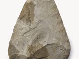 an image of a stone arrowhead on a white background