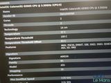 a lot of information on the screen of the computer