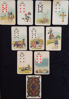 beaucoup de cartes accrochées sur un tableau noir