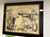 une image d'un tableau sur le mur d'un bâtiment