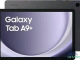 un gros plan d'une tablette arborant le logo « Galaxy Tab A9 »