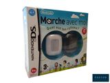 packaging of a nintendo wii game console with two controllers in it