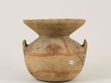 an image of a vase with a handle on a white background