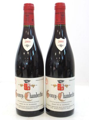 2 Blles GEVREY CHAMBERTIN mise Dom. Armand Rousseau 2005 - Photo 1