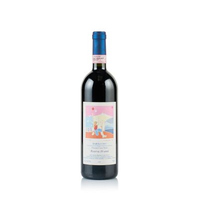 la bouteille de vin rouge est posée sur une surface blanche