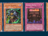 four cards of different types of cards are shown in a row