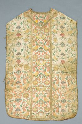 an image of a vest with a floral design on it