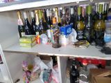 many bottles of wine on the shelves in the room