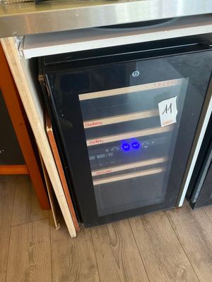 an image of a wine cooler in a kitchen