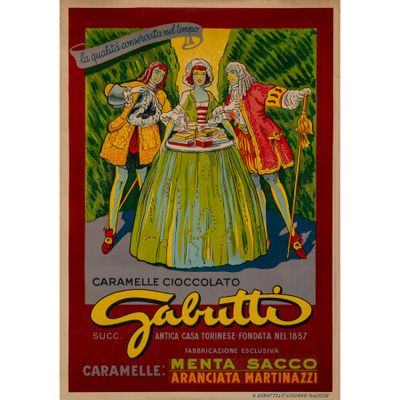 Gabutti, bonbons et chocolat [Aranciata Martinazzi].