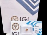 a small diamond in the box on the table