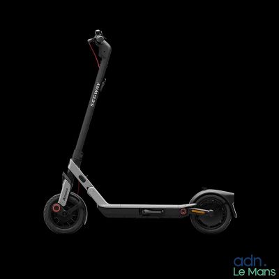 an image of a scooter is shown against a black background
