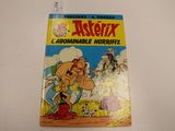 a close up of a comic book on a table
