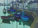 many boats that are docked in the water