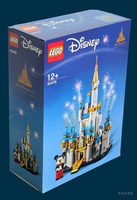 une boîte de Lego sur laquelle est représenté un château