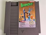 an old nintendo game cartridge with a cartoon character on the cover
