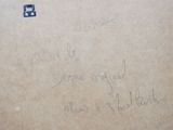a picture of a piece of cardboard with writing on it