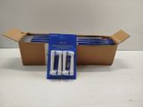 a box of toothbrushes sitting on a table