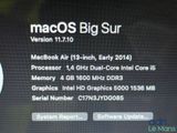 an image of a close up of a computer screen with the macos big sur logo