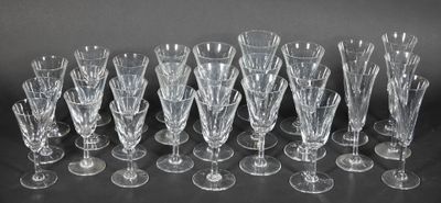 SAINT-LOUIS Modèle Cerdagne, partie de service en cristal co…