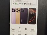 a close up of a box with a phone in it