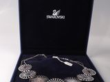 Ensemble collier et bracelet Swarooshi plaqués argent sterling