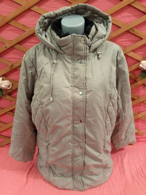 the jacket has a hood on the front and a hood on the back of the jacket