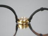 a close up of a pair of glasses on a table