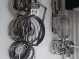 a room with a lot of different types of wires on the wall
