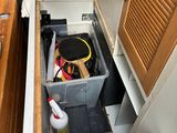 an image of a kitchen with a sink and a cabinet